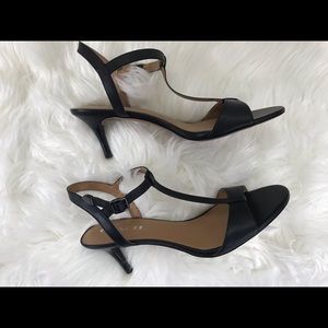 Coach T-strap Sandals with Kitten Heels